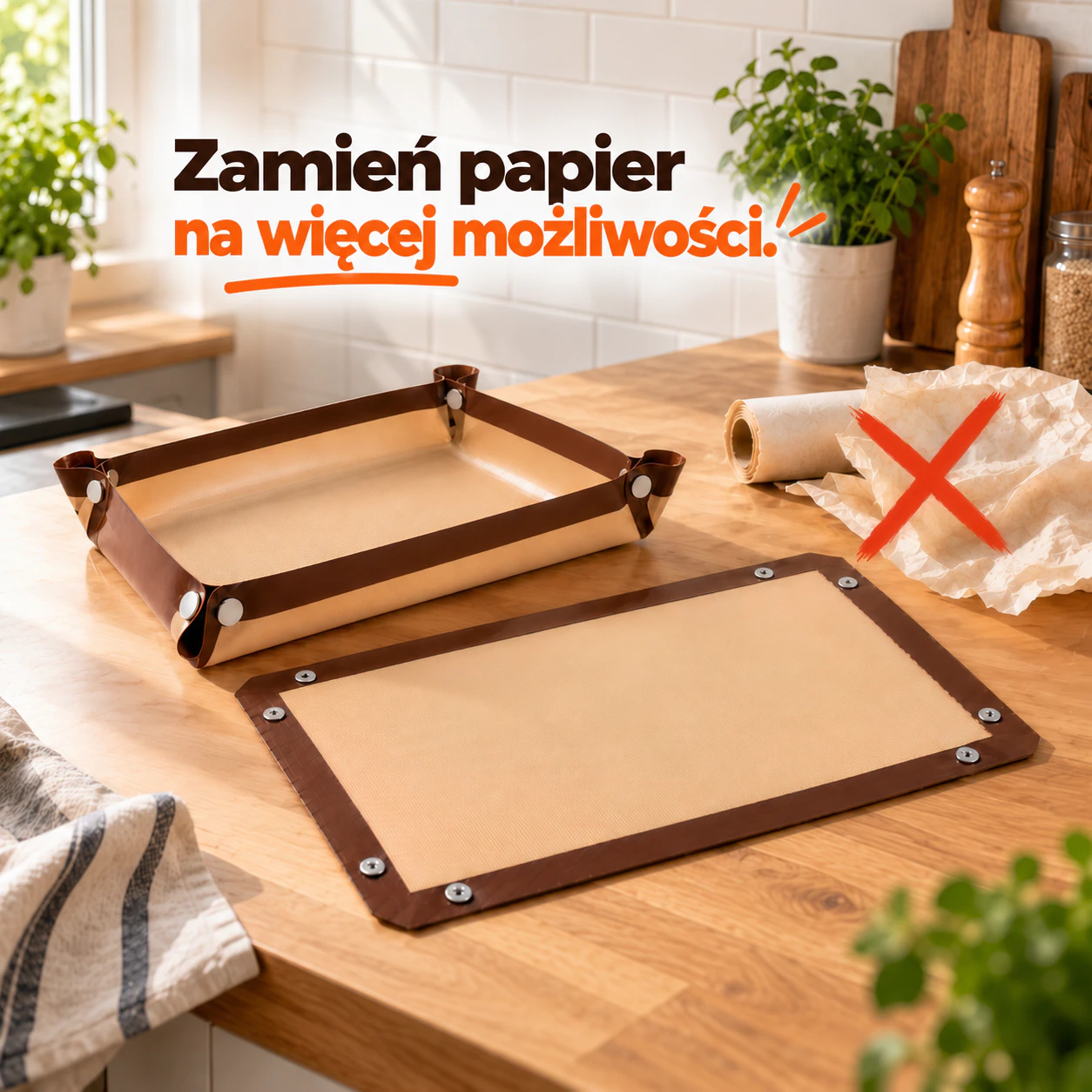 Padmet Cookiva - Zapinana forma do pieczenia 40x30 cm 1